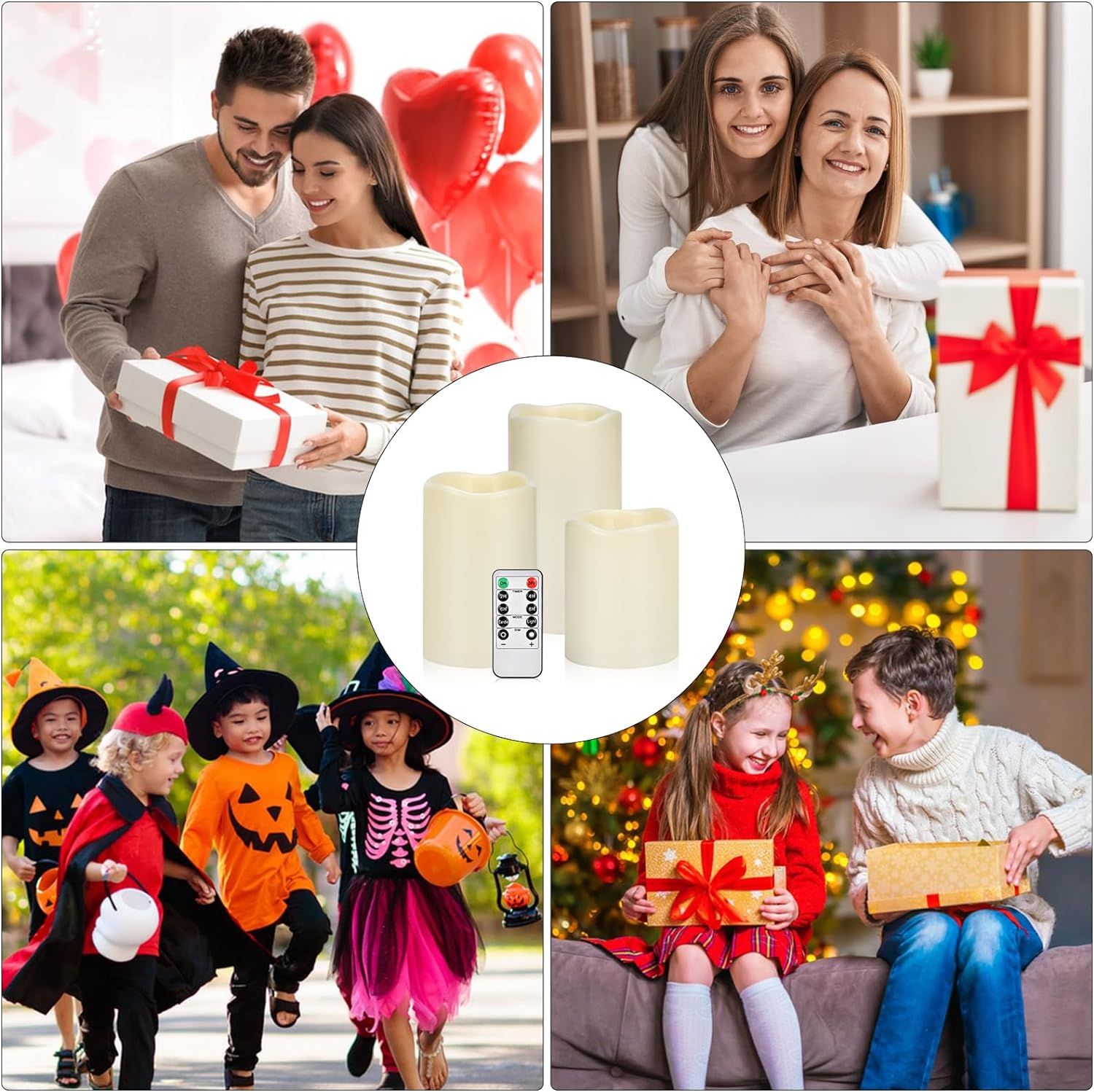 Demonstrates the product's versatility as a gift or decorative item across multiple holidays and special occasions throughout the year, positioning it as an all-season purchase.