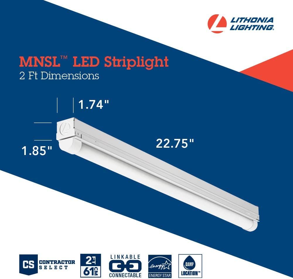 Communicates the exact physical dimensions of the LED striplight (22.75" length, 1.85" width, 1.74" height) to help shoppers understand the product's size and fit for their space. Displays…