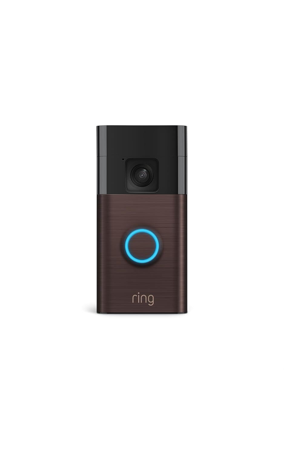 Displays the Ring video doorbell product in a clean, catalog-style format on a white background with no text or design elements, allowing shoppers to see the product clearly.