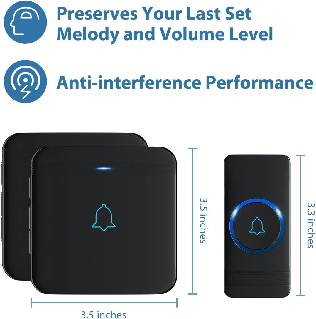 Communicates the physical size of the product (3.5 inches x 3.5 inches and 3.3 inches) to help shoppers understand how compact and space-efficient the device is. Highlights two distinct technical…