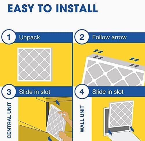 Demonstrates the simple 4-step installation process to reassure shoppers that the product is easy to set up without professional help.