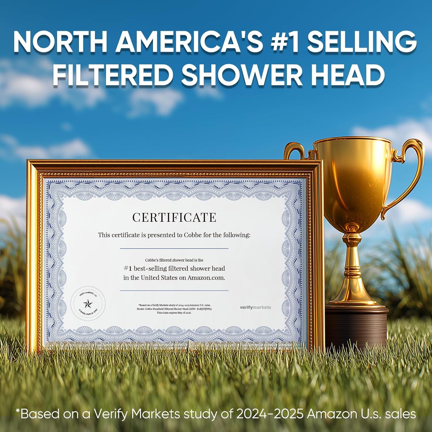 Communicates market leadership and credibility by showcasing the product's #1 best-selling status on Amazon, verified by an independent third-party study, to build trust and social proof with…