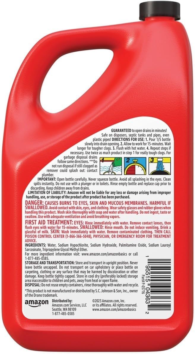 Provides detailed step-by-step instructions on how to use the drain opener product safely and effectively, including timing and application method.