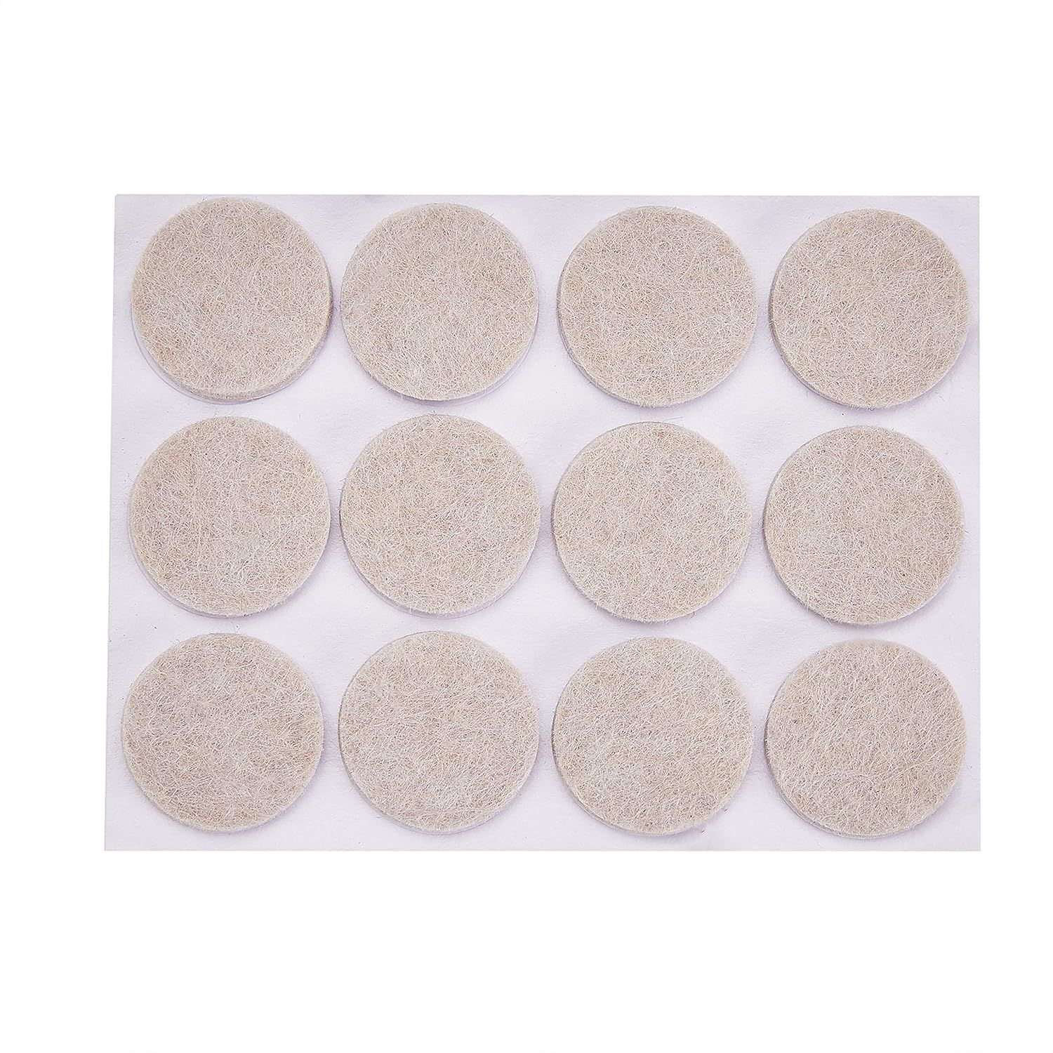 Shows the customer that they receive 12 circular pads or filters in the package, demonstrating quantity and value.