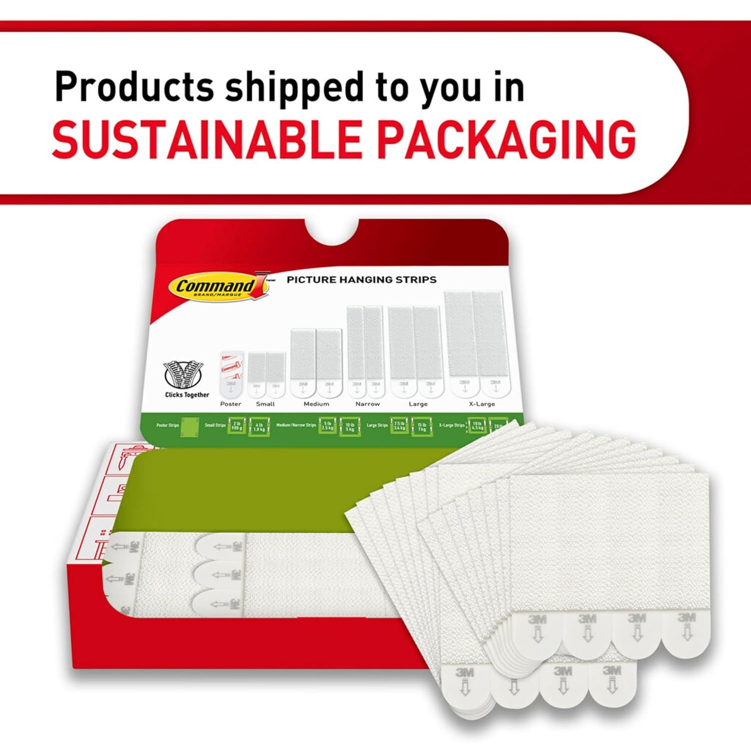 Communicates the brand's environmental responsibility by highlighting that the product is shipped in sustainable packaging, reassuring eco-conscious shoppers.