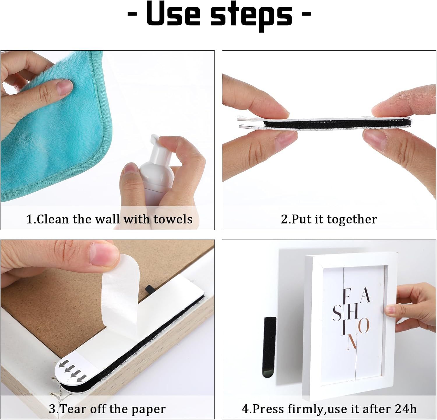 Provides clear step-by-step instructions showing shoppers exactly how to install and use the product, reducing uncertainty and increasing purchase confidence.