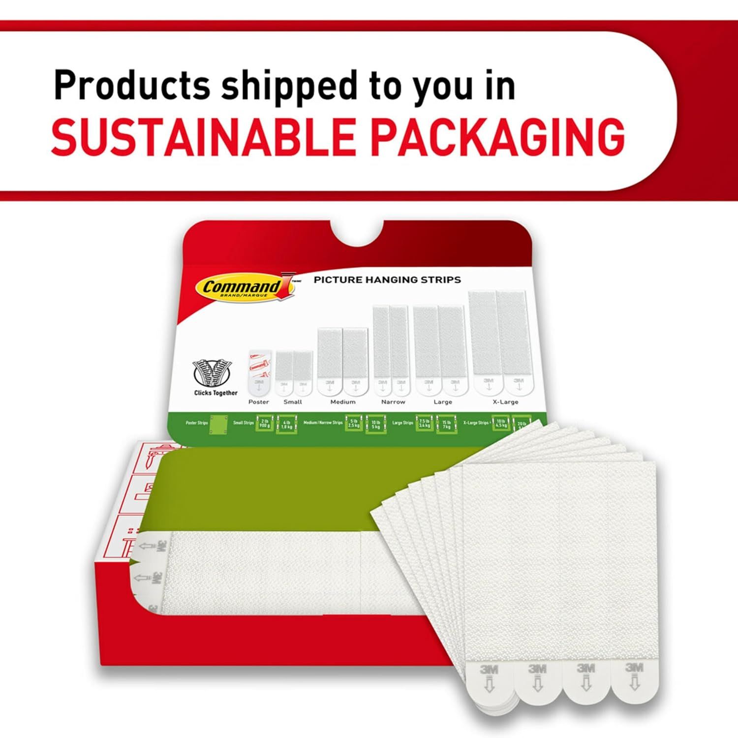 Communicates the brand's environmental responsibility by highlighting that the product is shipped in sustainable packaging, reassuring eco-conscious shoppers.