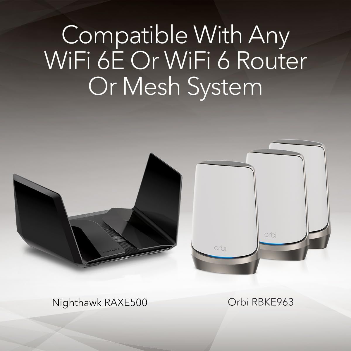 Demonstrates that the product is compatible with multiple router and mesh system types, reassuring shoppers about broad compatibility and flexibility.