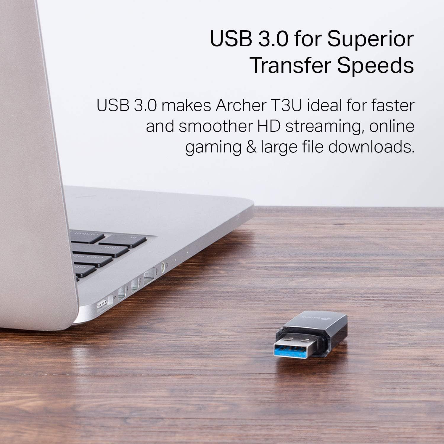 Demonstrates multiple use cases for the USB 3.0 adapter, showing shoppers the versatility and performance benefits across streaming, gaming, and file transfer scenarios. Highlights the key benefit…