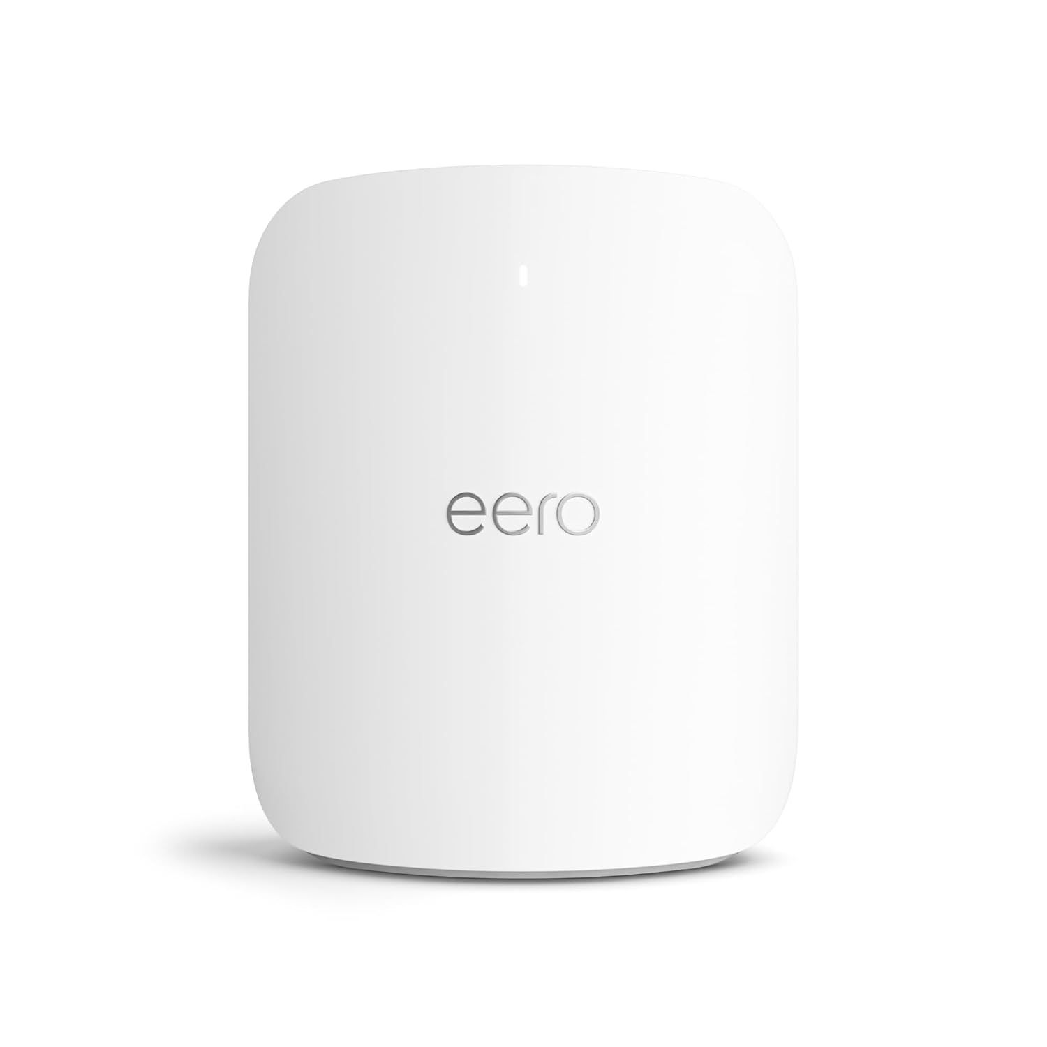 Provides a clean, catalog-style product image showing the eero device in its entirety without distractions, allowing shoppers to see the product's design and branding clearly.