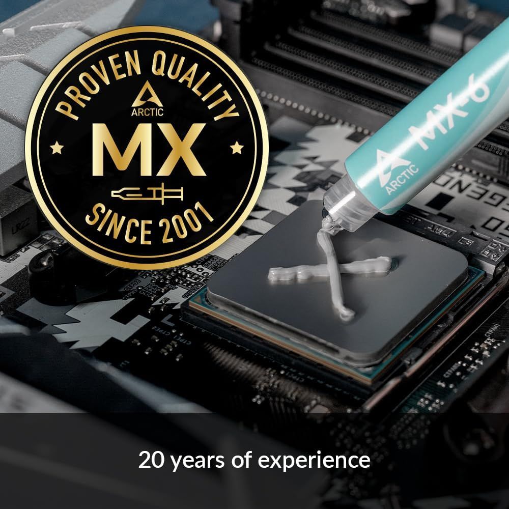 Communicates the brand's long-standing expertise and reliability in thermal solutions by highlighting 20 years of experience since 2001, building trust and credibility with shoppers.