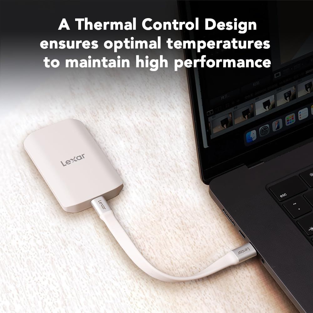 Communicates that the product features thermal control technology to maintain optimal temperatures and ensure high performance during use.
