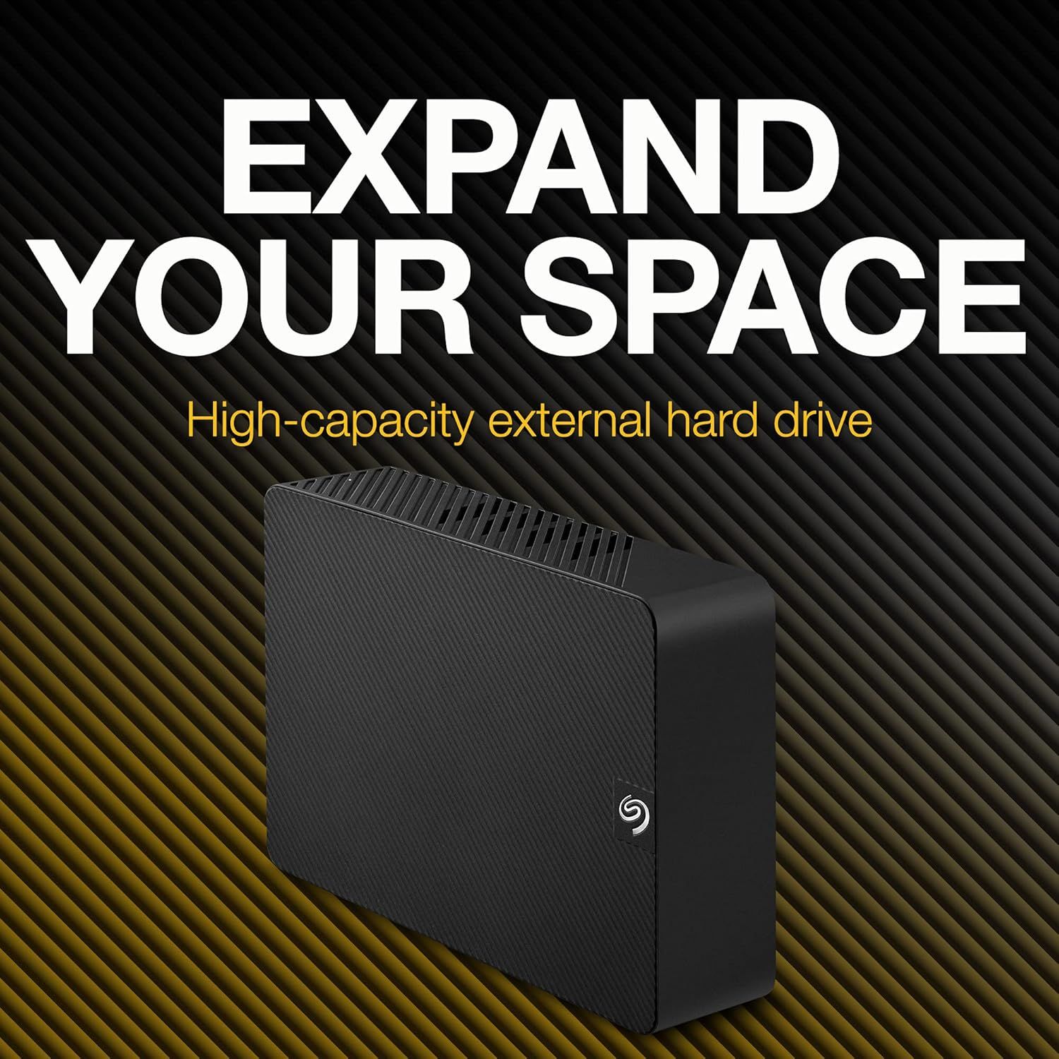 Communicates the primary benefit of expanded storage capacity to shoppers looking for additional space for their files and data. Highlights the core benefit of expanding storage space with a…