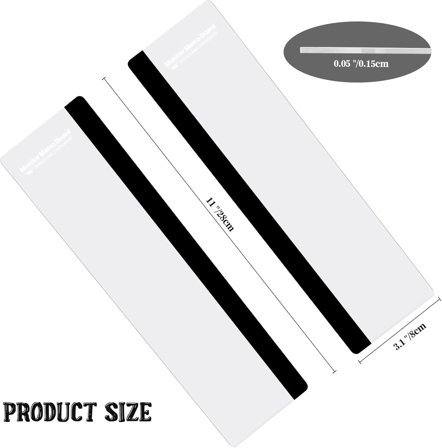 Communicates the exact physical dimensions of the product (length, width, thickness) to help shoppers understand the size and fit for their needs.