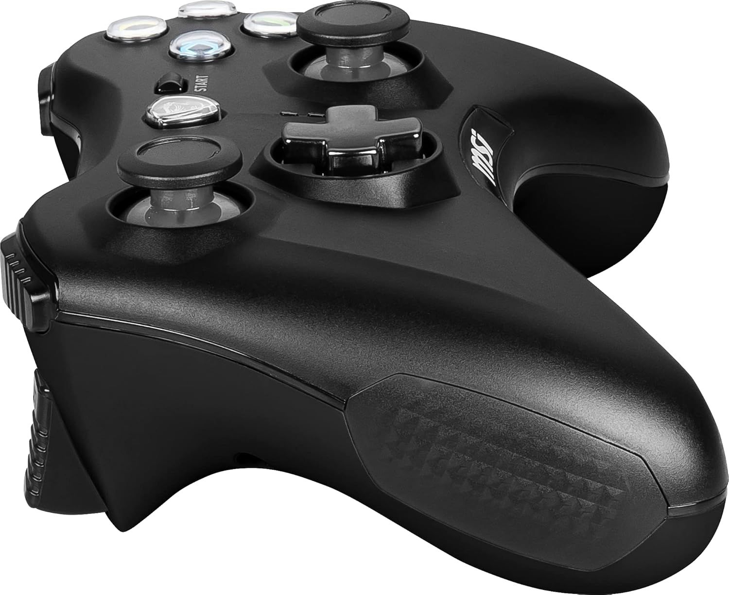 Provides a clean, catalog-style view of the gaming controller on a white background with no distractions, allowing shoppers to see the product's design, buttons, and build quality clearly.