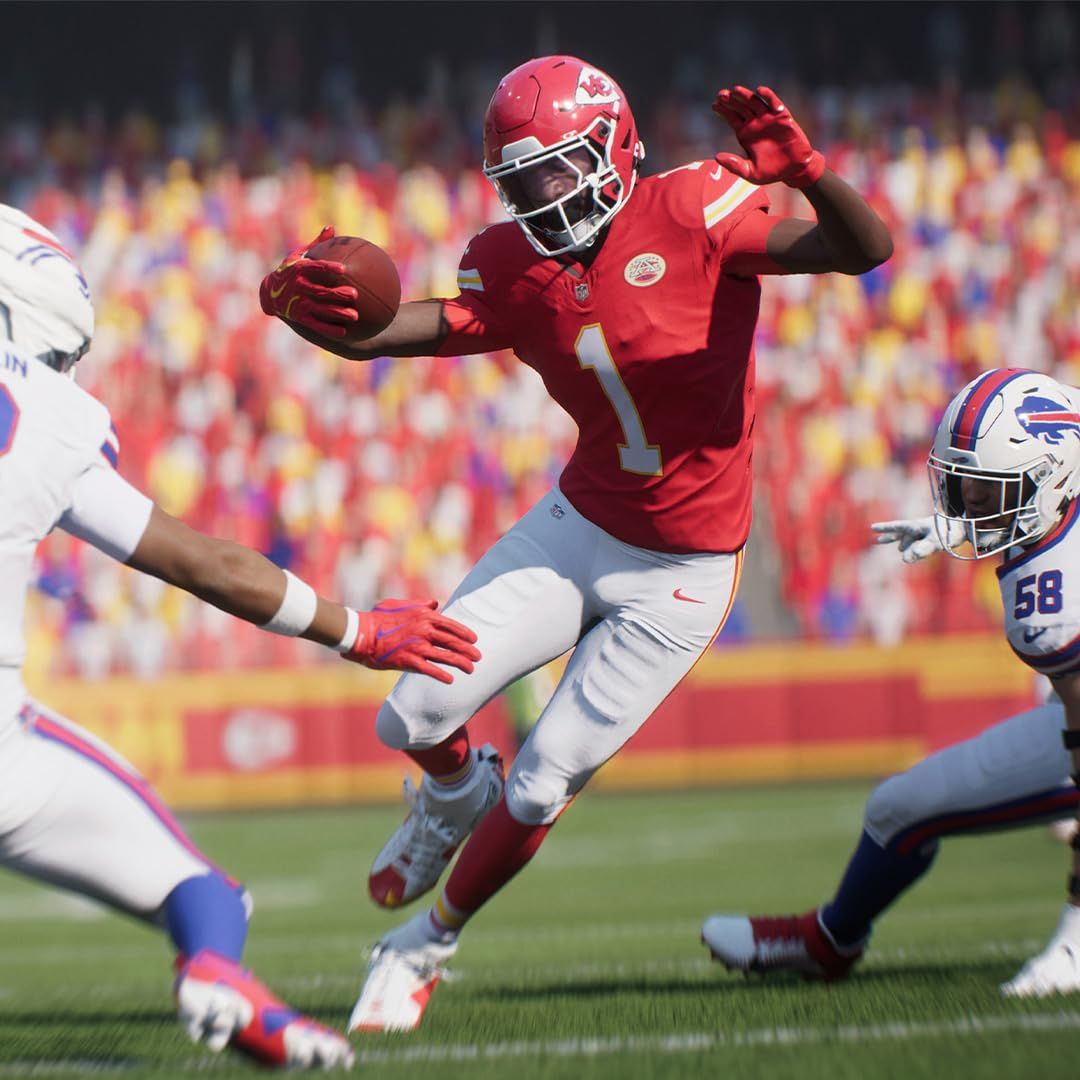 Shows the product in a real-world sports context to help shoppers visualize authentic gameplay experience and immersion.