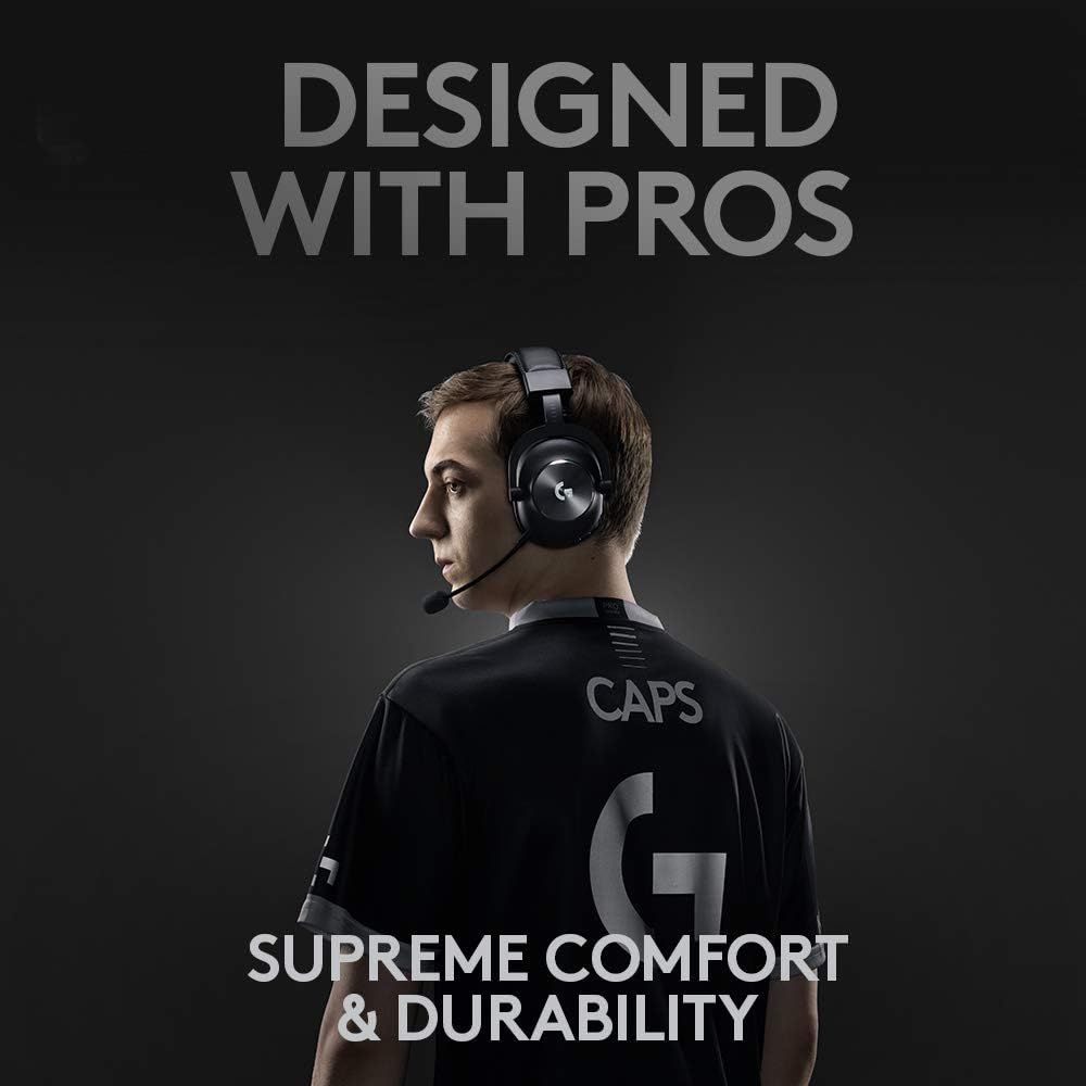 Communicates that the product is trusted and used by professional gamers, building credibility and aspirational appeal for serious users. Highlights the headset's supreme comfort and durability as…