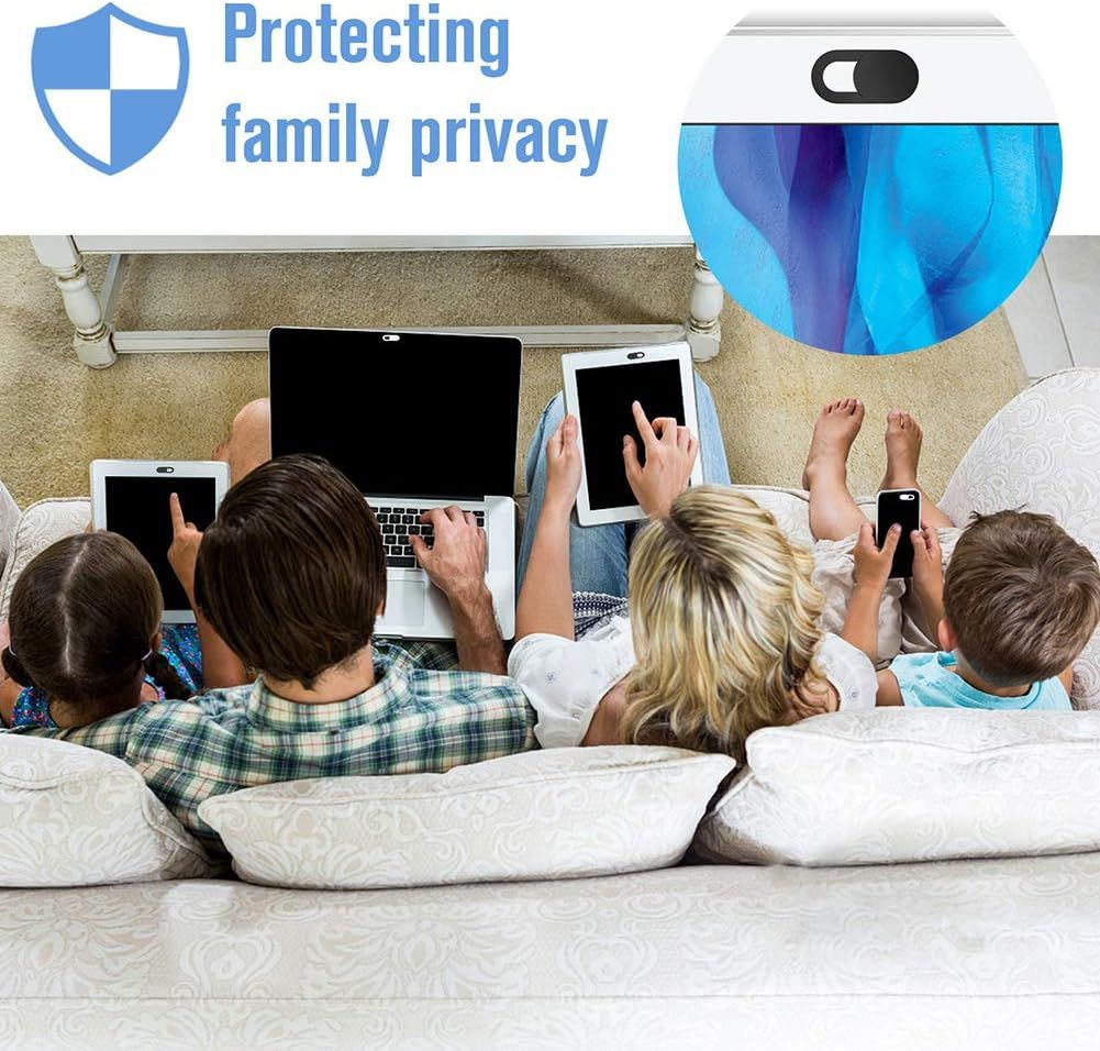 Communicates that the product protects family privacy while using devices, reassuring parents about safe internet usage at home.