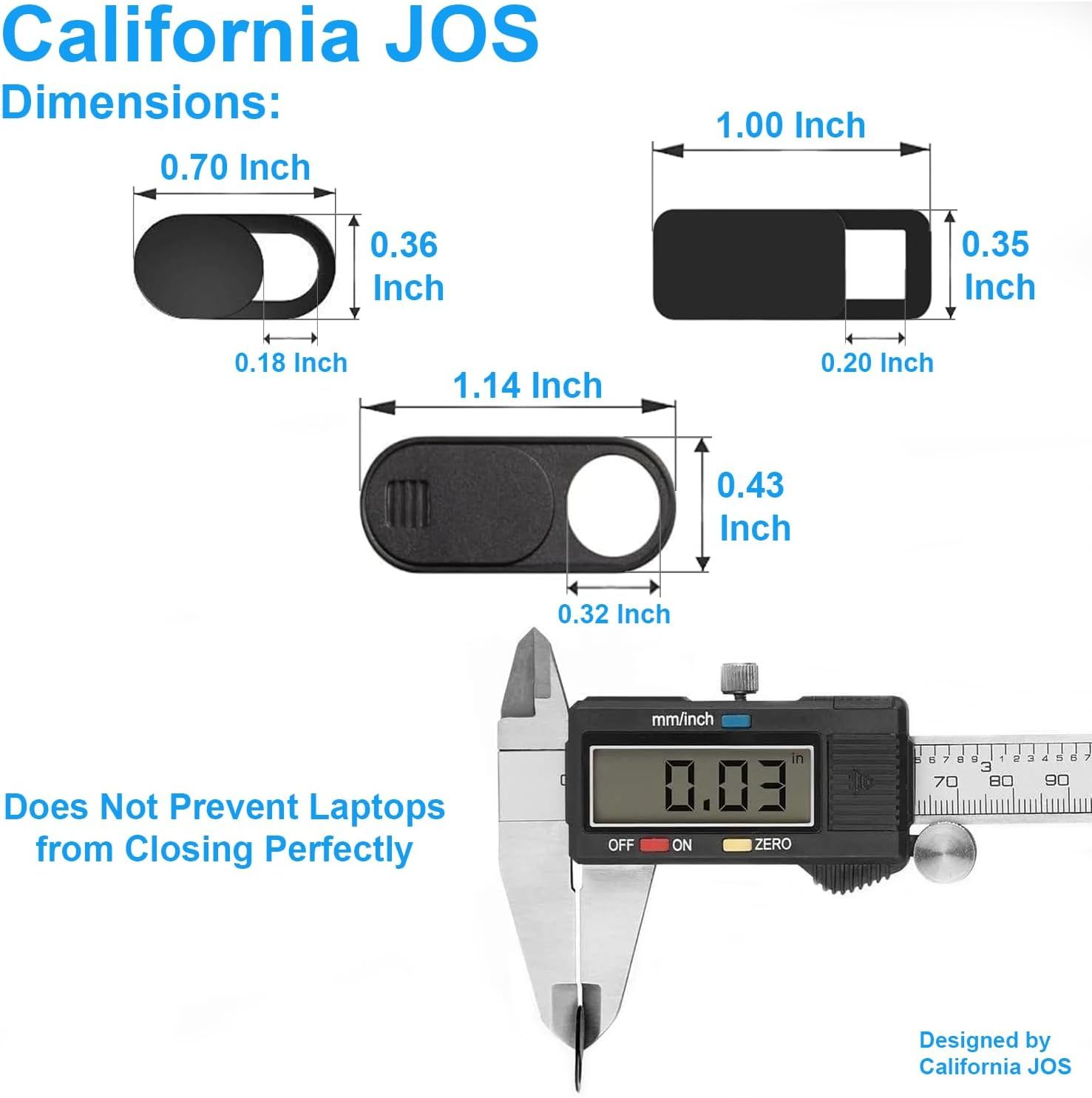 Provides exact dimensional specifications of the product components to help shoppers understand the physical size and ensure compatibility with their devices.