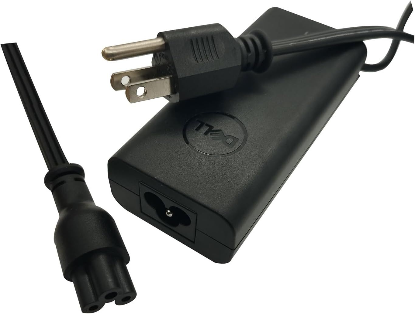 Displays the product clearly on a white background to show the physical appearance of the power adapter, plug, and cable connections.