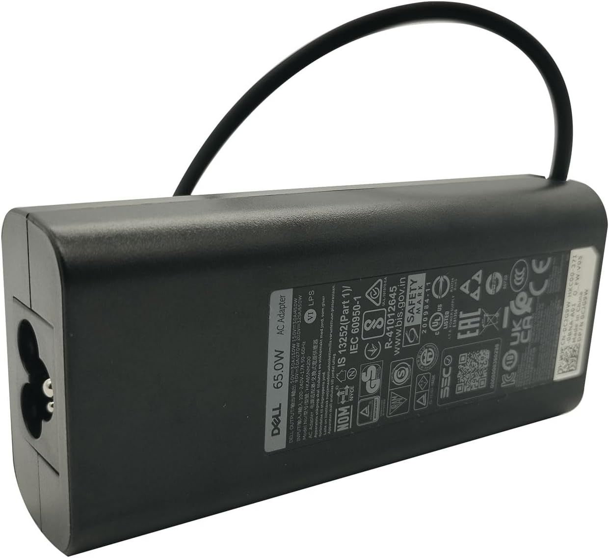 Provides a clean, catalog-style view of the AC adapter product on a white background with no distractions, allowing shoppers to see the physical product clearly.