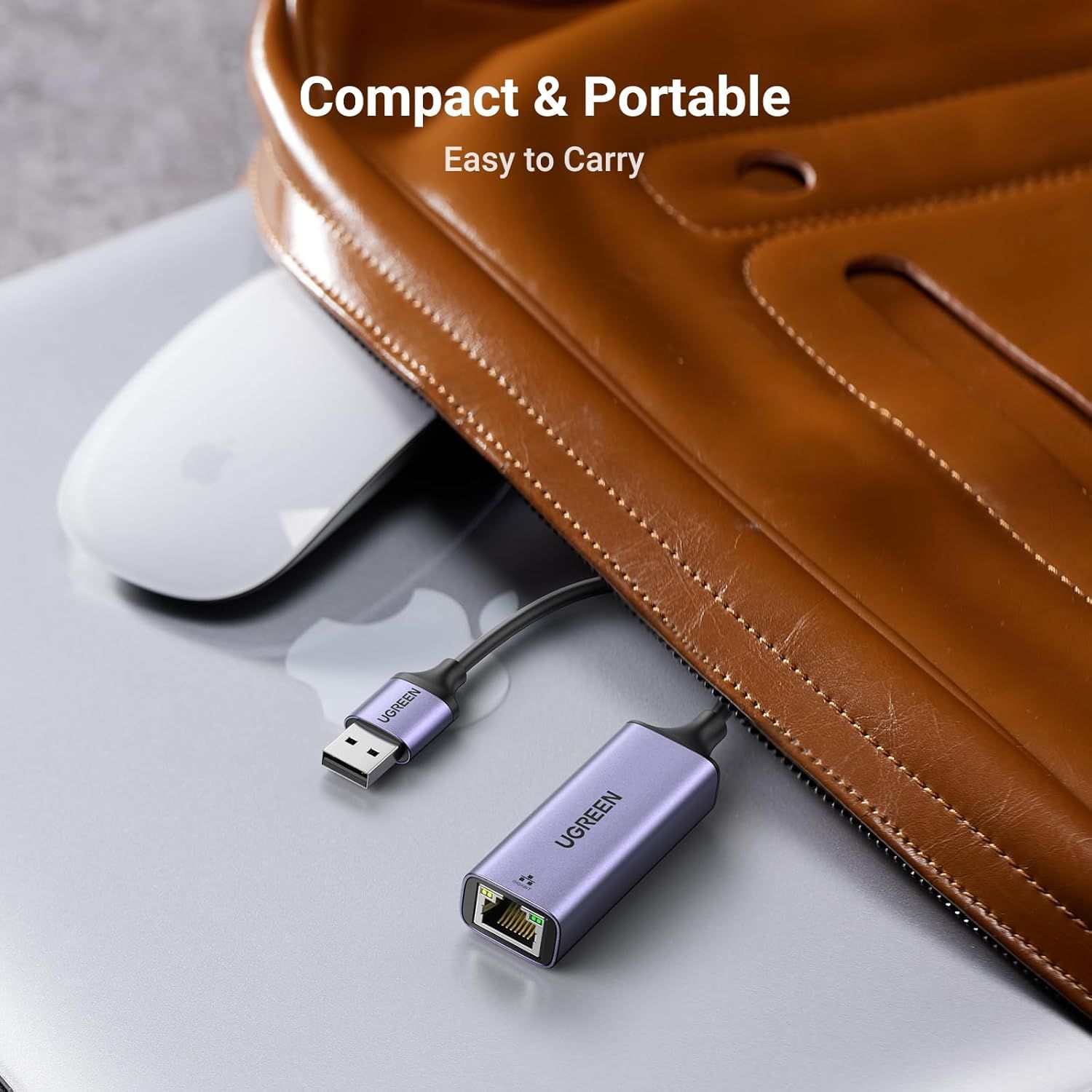 Communicates that the product is small and easy to carry, making it convenient for travel or on-the-go use.