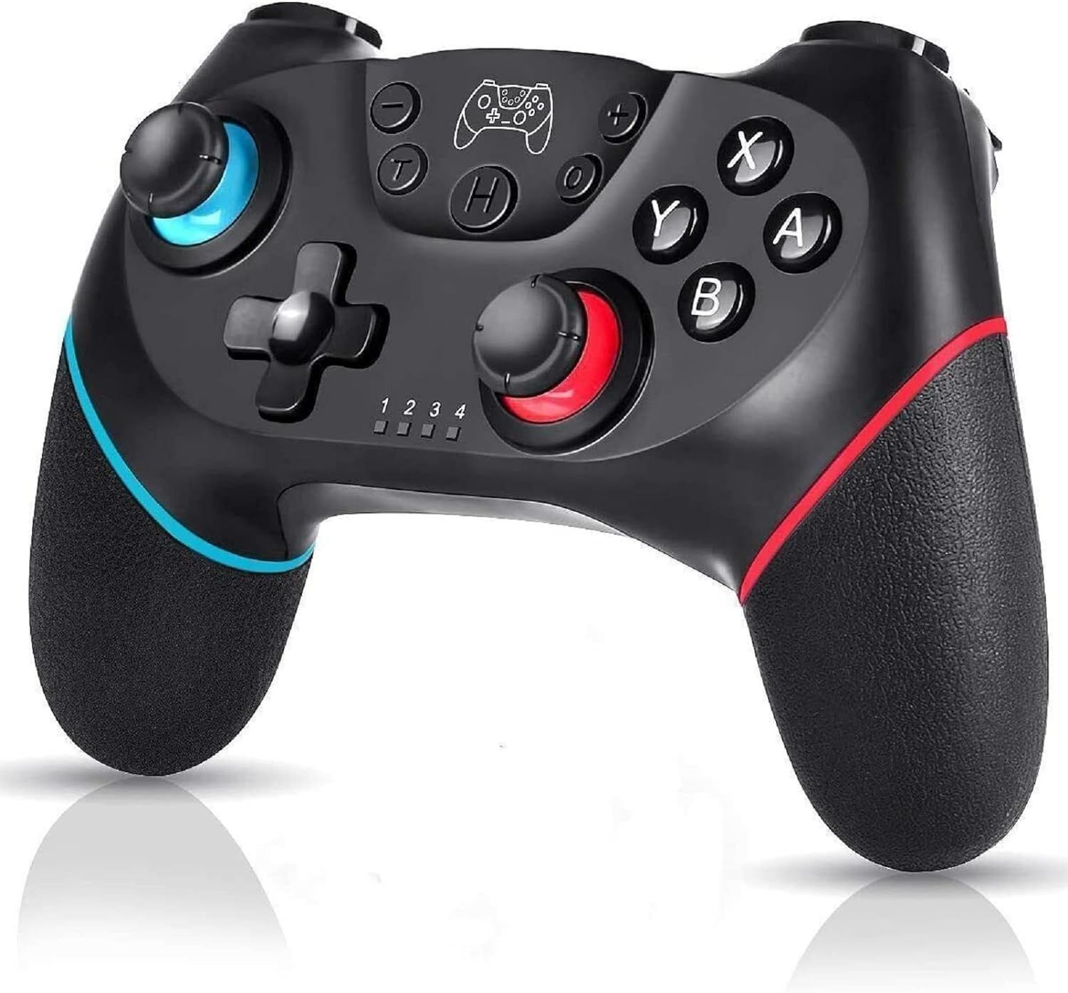 Provides a clear, unobstructed view of the gaming controller's design, buttons, and color accents to help shoppers see exactly what the product looks like.