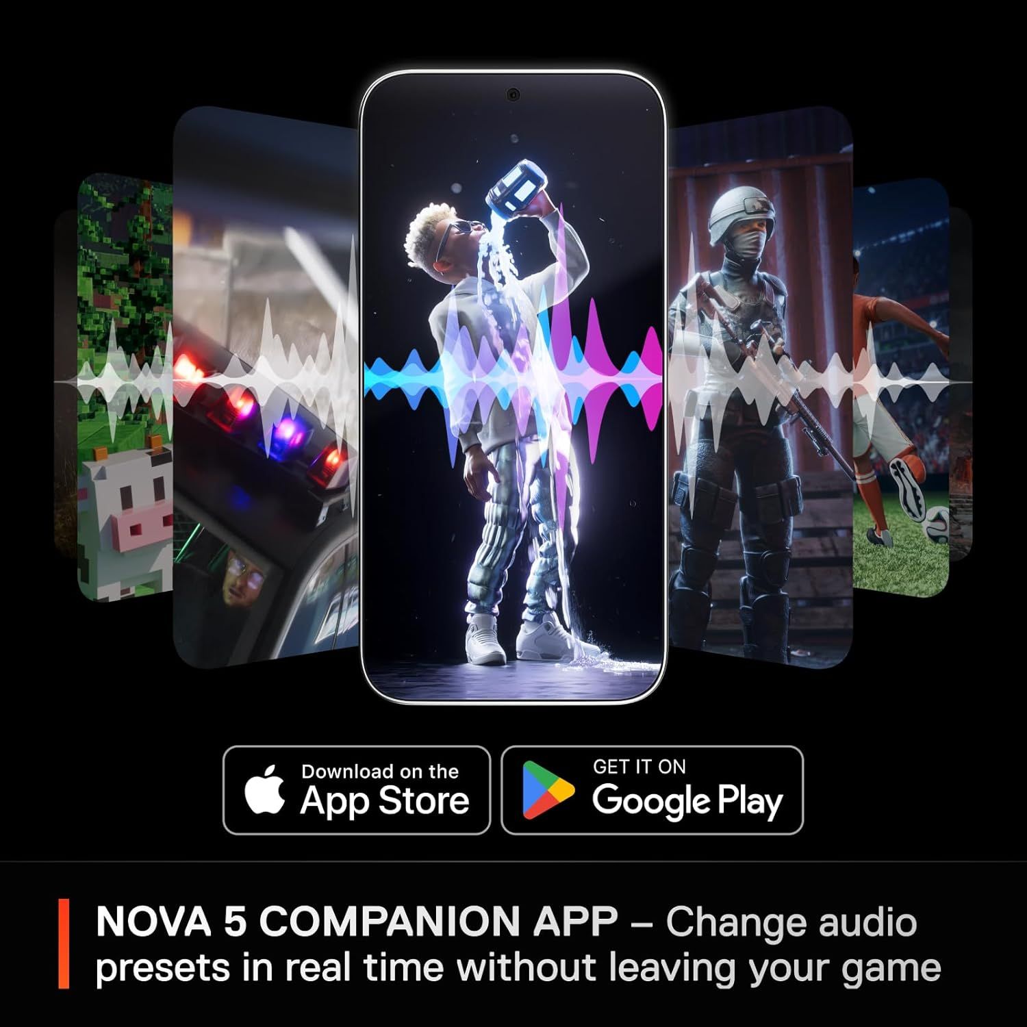 Demonstrates the product's versatility across multiple gaming environments and scenarios, showing it works seamlessly with different game types from Minecraft to action games to sports games. Shows…