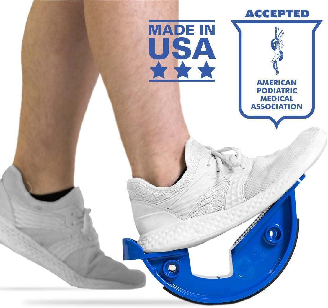 Communicates multiple trust signals including domestic manufacturing and professional medical endorsement to reassure shoppers about product quality and credibility.