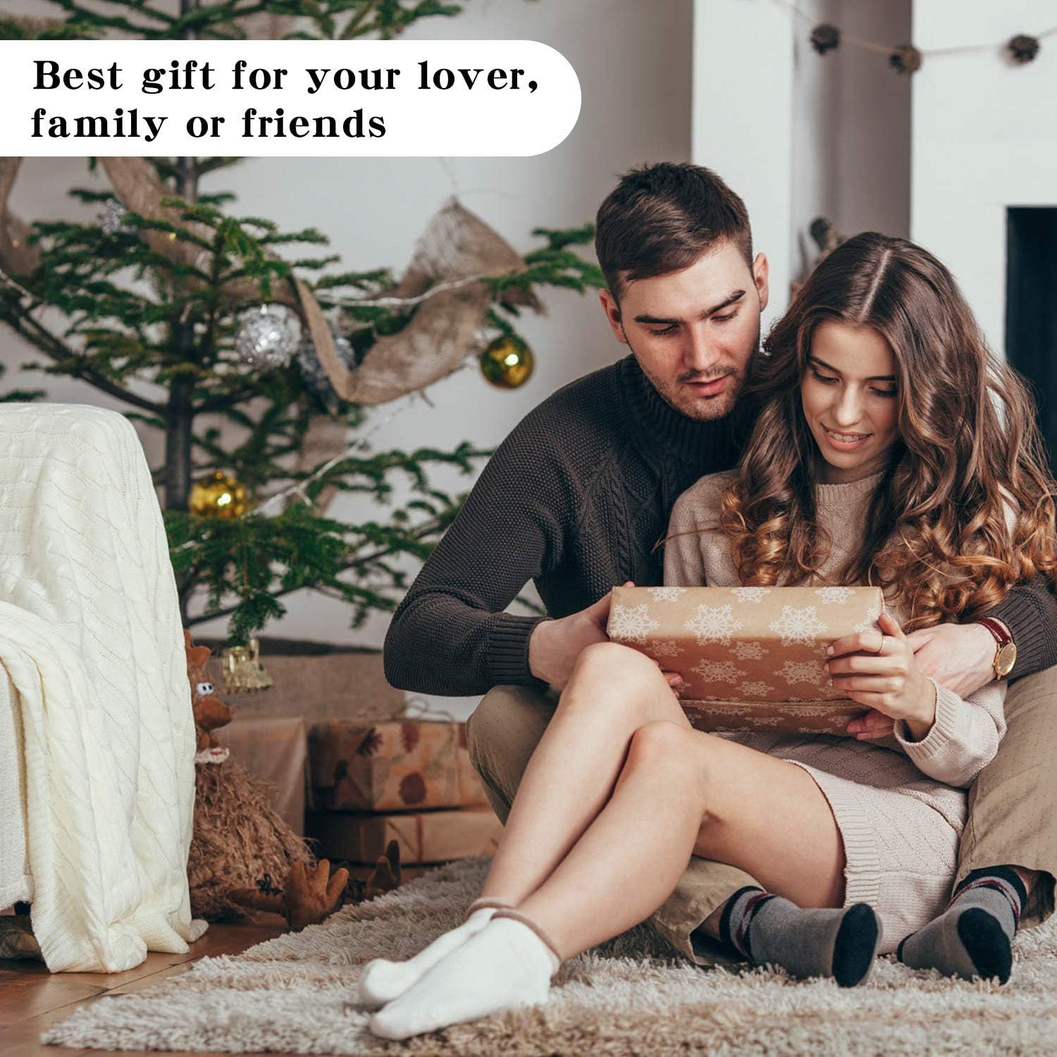 Positions the product as an ideal gift for loved ones during the holiday season, creating emotional appeal and gift-giving urgency. Shows the product in a warm, intimate holiday context to create…