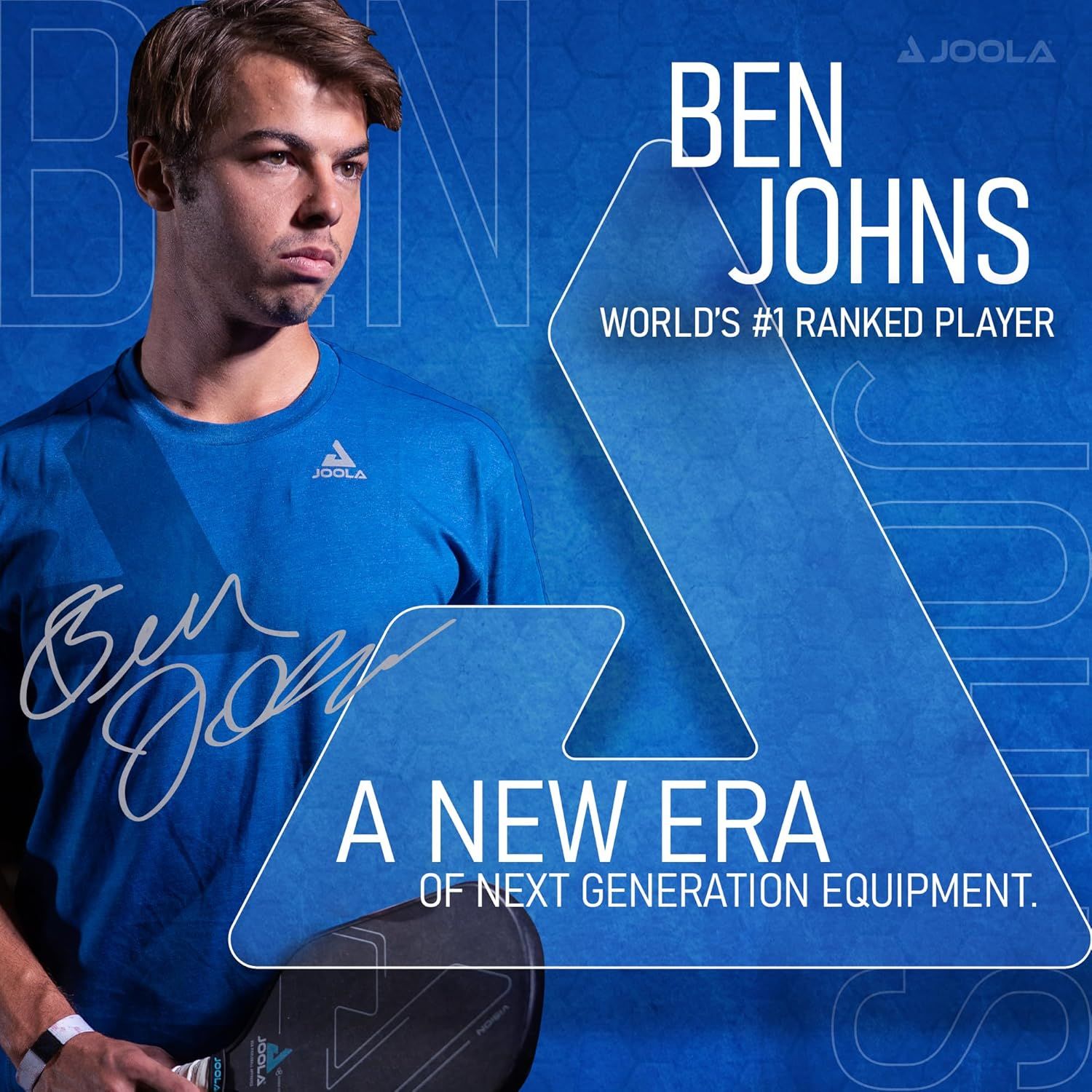 Leverages the credibility and authority of Ben Johns, the world's #1 ranked player, to build trust and position the brand's equipment as elite and professional-grade.