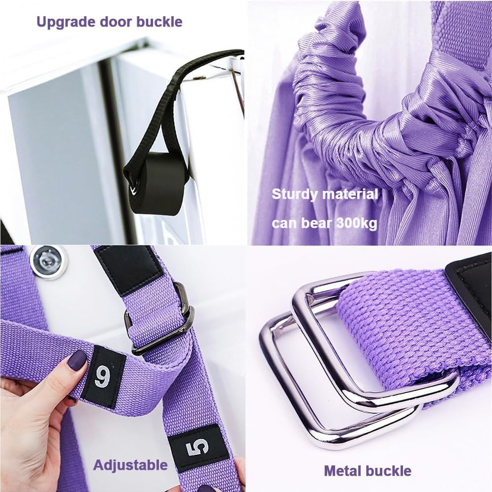 Showcases multiple distinct product features in a segmented layout to communicate durability, adjustability, and quality construction to reassure shoppers of the product's versatility and strength.