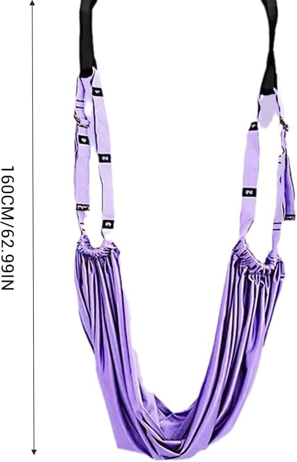 Communicates the exact length of the aerial yoga hammock (160cm/62.99in) to help shoppers understand the physical dimensions and ensure it fits their space and height requirements.