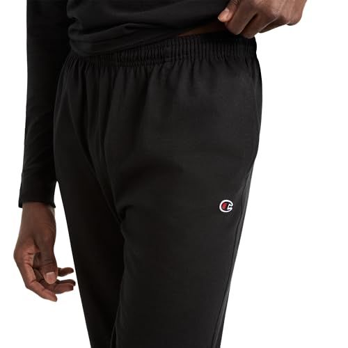 Provides a clean, distraction-free view of the product (black athletic pants) to help shoppers see the item clearly without any additional context or claims.