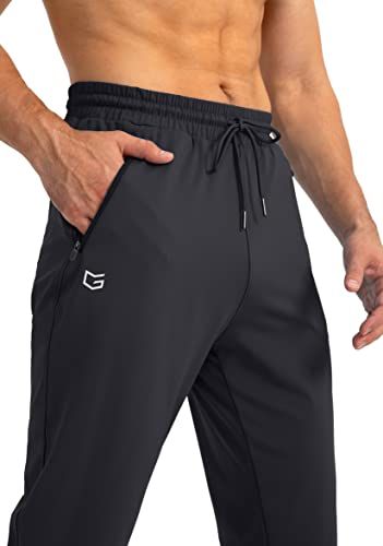 Shows the product being worn in a real-world context to help shoppers visualize fit, style, and how the athletic pants look when worn.