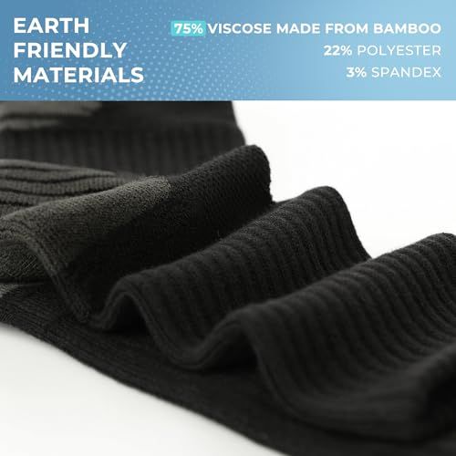 Communicates the product's environmental responsibility by highlighting that 75% of the material is bamboo-derived viscose, reassuring eco-conscious shoppers. Highlights the earth-friendly material…