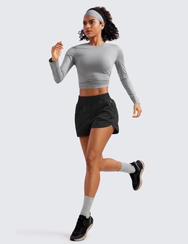 Showcases the product being worn in a real-world athletic context to help shoppers visualize fit, style, and how the apparel looks during movement.