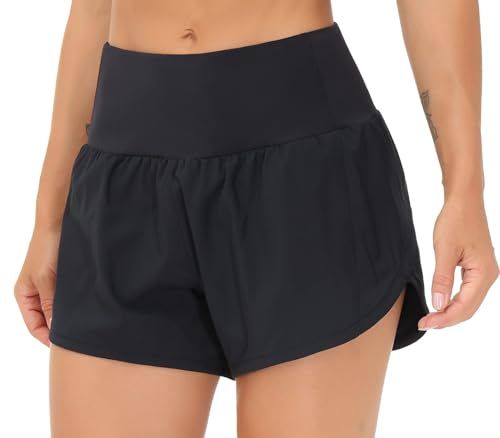 Provides a clean, catalog-style view of the athletic shorts on a model against a white background with no text or design elements, allowing shoppers to see the product's fit, style, and design…