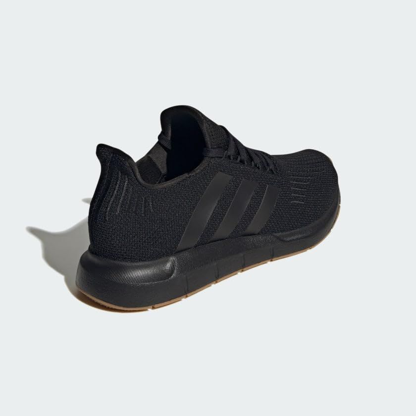 Provides a clear, distraction-free view of the product from a rear angle to help shoppers see the shoe's design, construction, and color details.