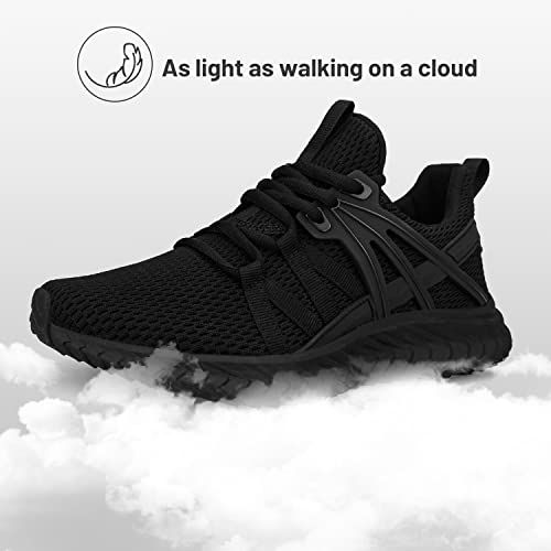 Communicates that the shoe is extremely lightweight, using the metaphor 'as light as walking on a cloud' to emphasize comfort and effortless wear.