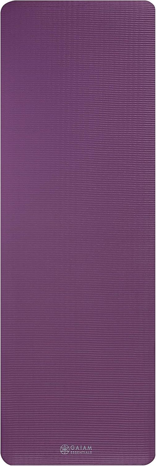 Provides a clean, distraction-free view of the yoga mat's color and texture to help shoppers visualize the product.