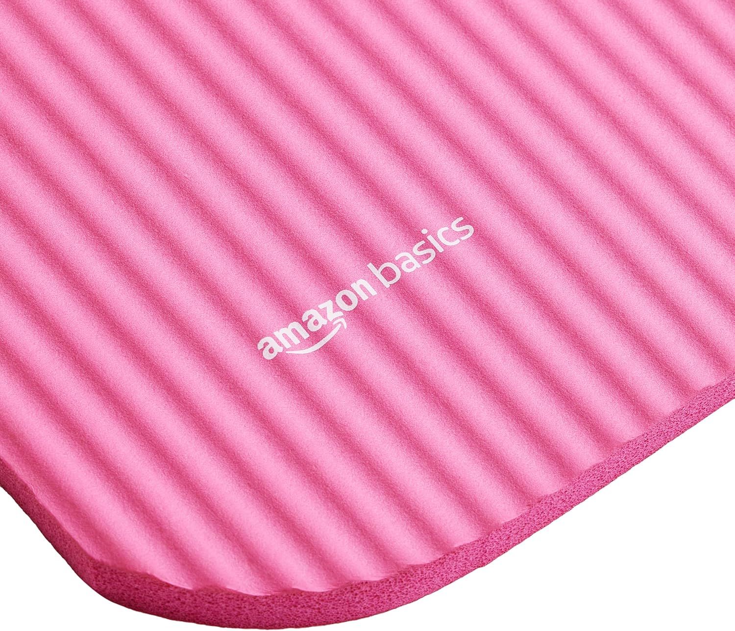 Provides a clean, catalog-style view of the product showing its textured surface and Amazon Basics branding on a white background.