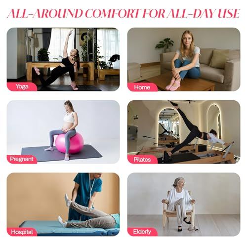 Demonstrates the product's versatility by showing it can be used across multiple life stages and activities, reassuring shoppers that it's suitable for all-day comfort in diverse scenarios.