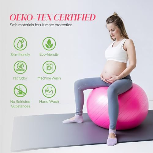 Communicates that the product is certified safe and environmentally responsible, reassuring shoppers about material safety, eco-friendliness, and ease of care. Highlights multiple distinct benefits…