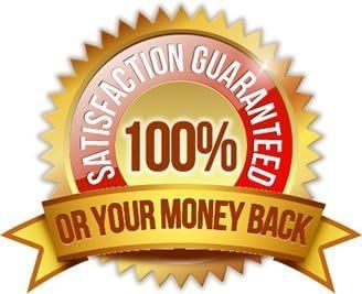 Reassures shoppers by highlighting the 100% satisfaction guarantee and money-back policy, reducing purchase risk and building trust.
