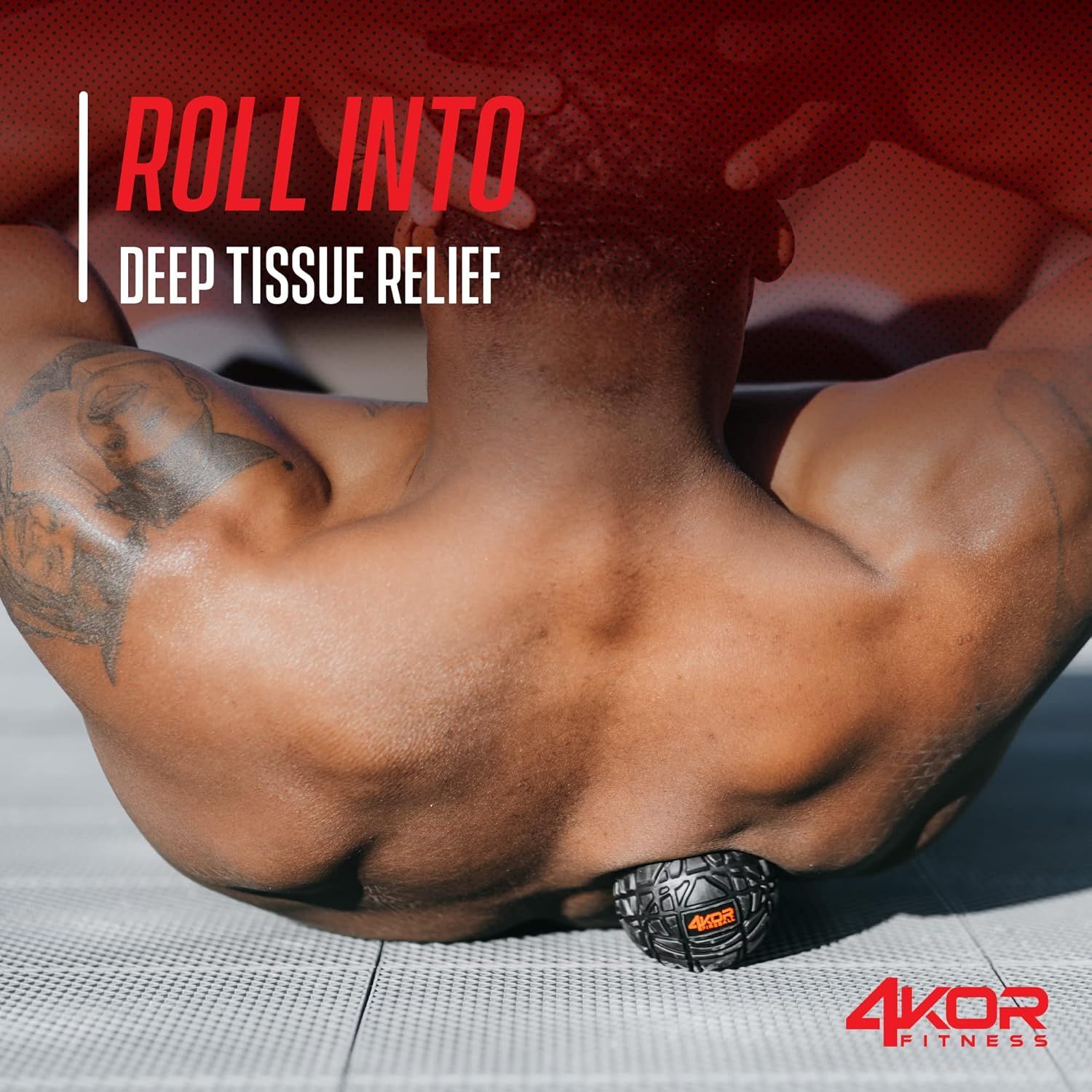 Demonstrates how to use the foam roller product for deep tissue relief, showing the proper rolling technique to target muscle recovery. Highlights the primary benefit of deep tissue relief through…