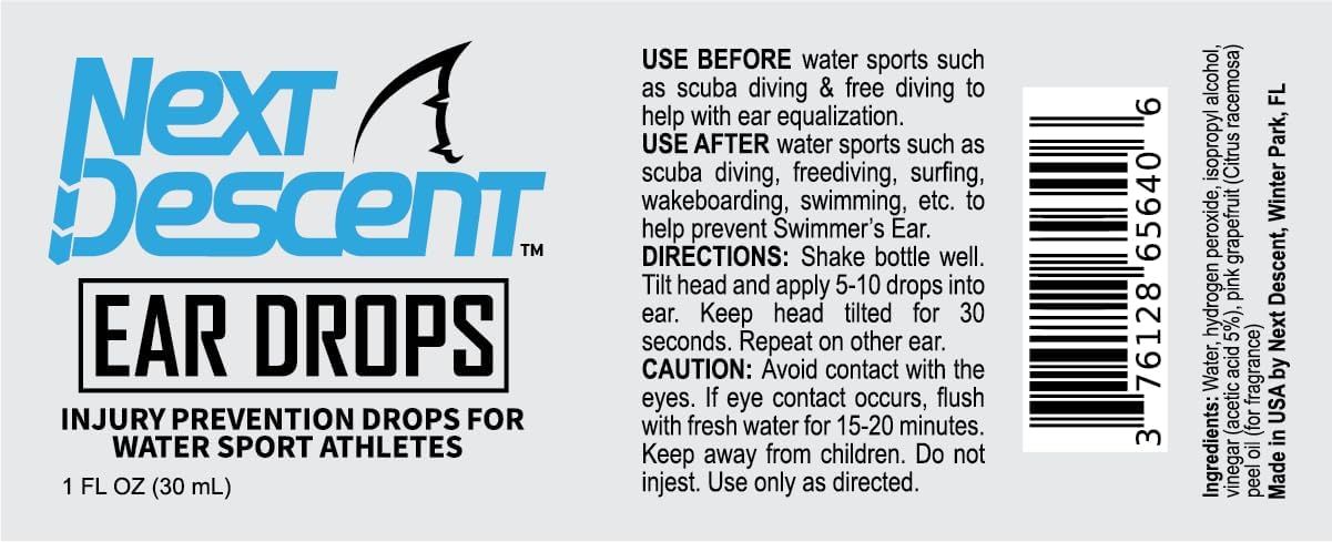 Provides clear directions on when and how to use the ear drops, including timing, dosage, and application technique to prevent swimmer's ear. Communicates the primary benefit of preventing swimmer's…