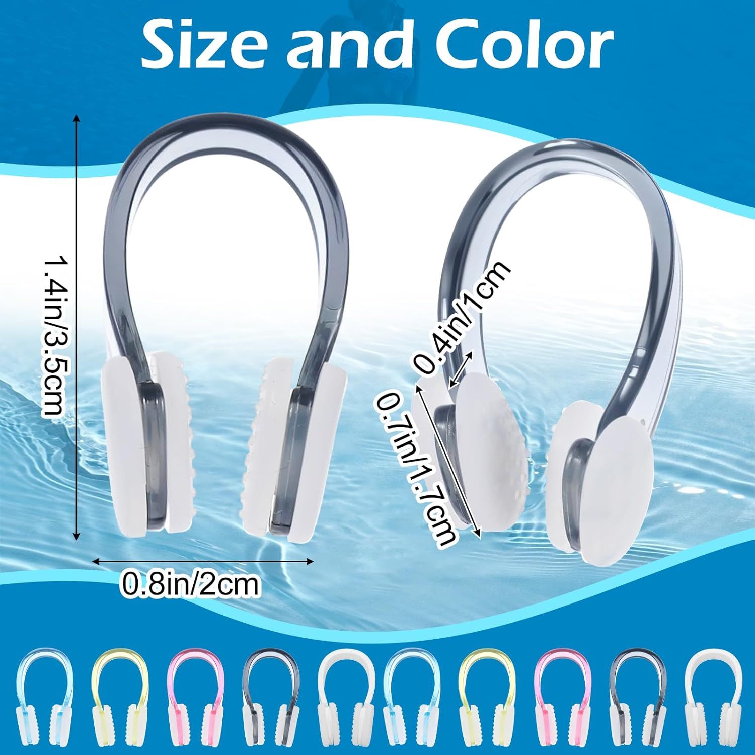Communicates the exact physical size of the product using dimensional measurements with arrows to help shoppers understand how big the product is. Showcases the variety of color options available in…