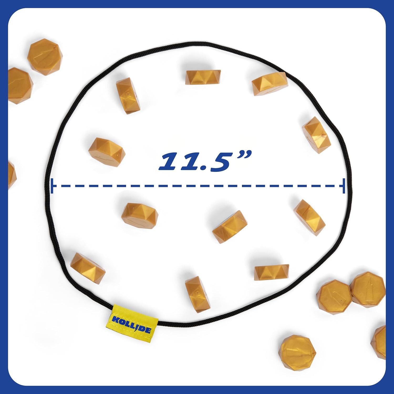 Communicates the physical size of the product (11.5 inch diameter) to help shoppers understand the scale and spatial requirements.