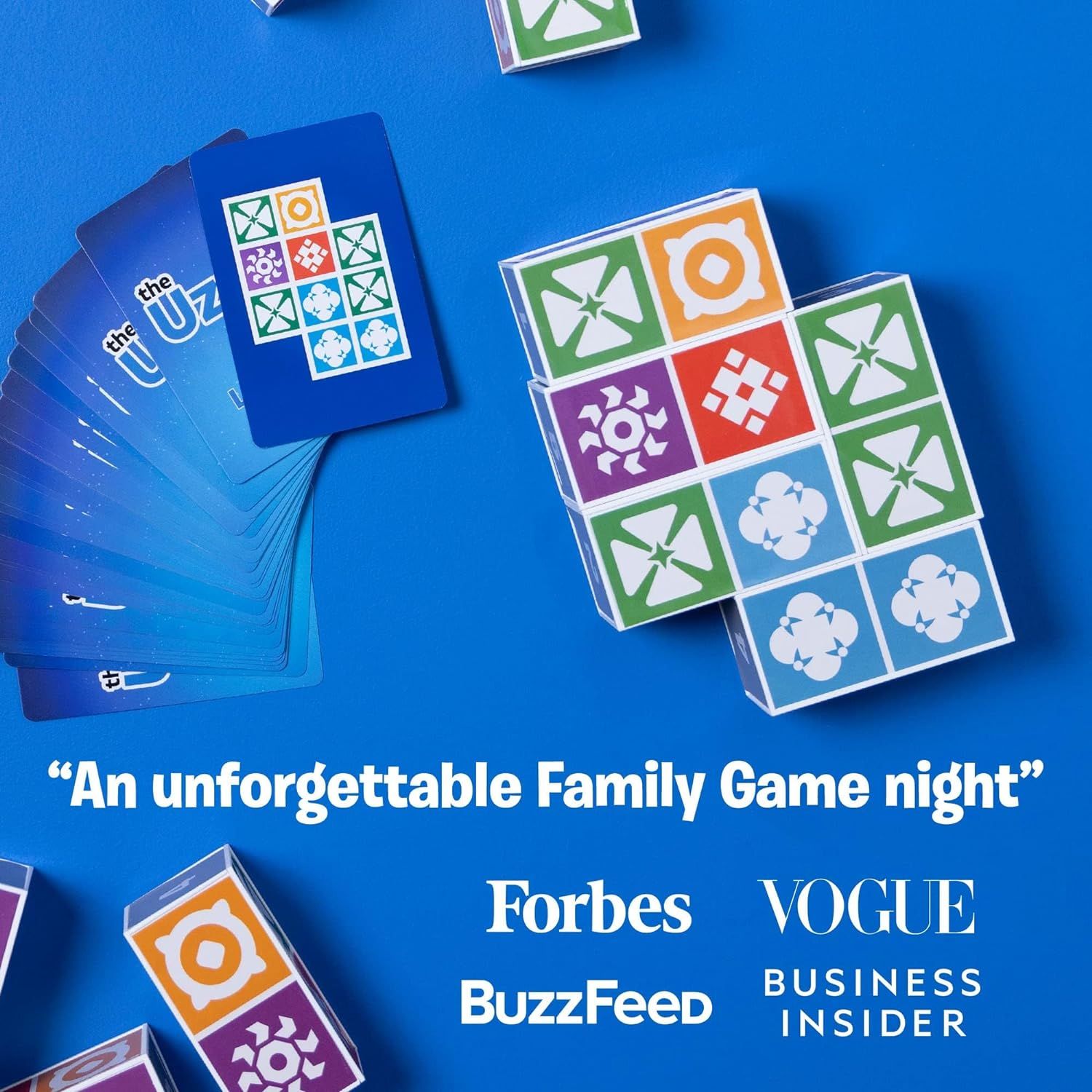 Builds credibility and trust by showcasing endorsements from major media outlets like Forbes, Vogue, BuzzFeed, and Business Insider, positioning the game as widely recognized and recommended.
